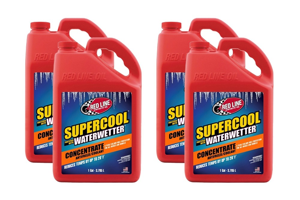 REDLINE Supercool Concentrate Coolant Case 4x1 Gallon