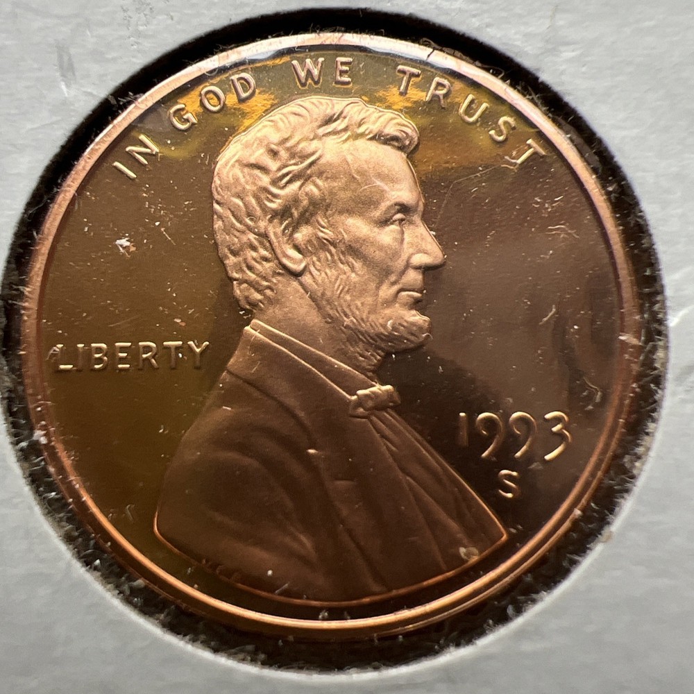1993 S ~ PROOF ~ Lincoln Memorial Cent ~Uncirculated ~ Very Nice !!!!