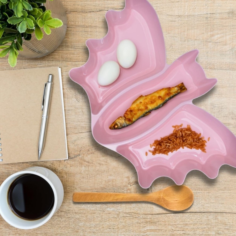 Pastel Pink Bat Platter - (12" x 19") 1 Piece - Durable Serveware