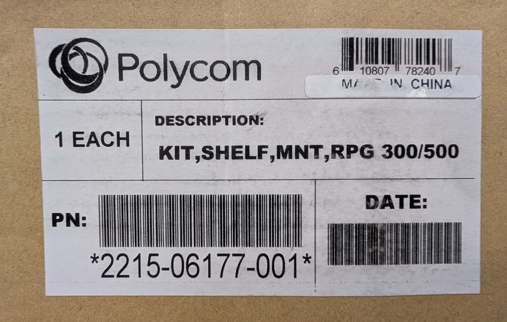 Polycom 2215-06177-001 Mounting Shelf for Video Conferencing System