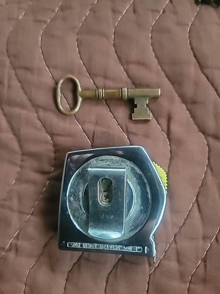 Awesome Old Solid Brass Skeleton Key ☆ Antique Metal Key!