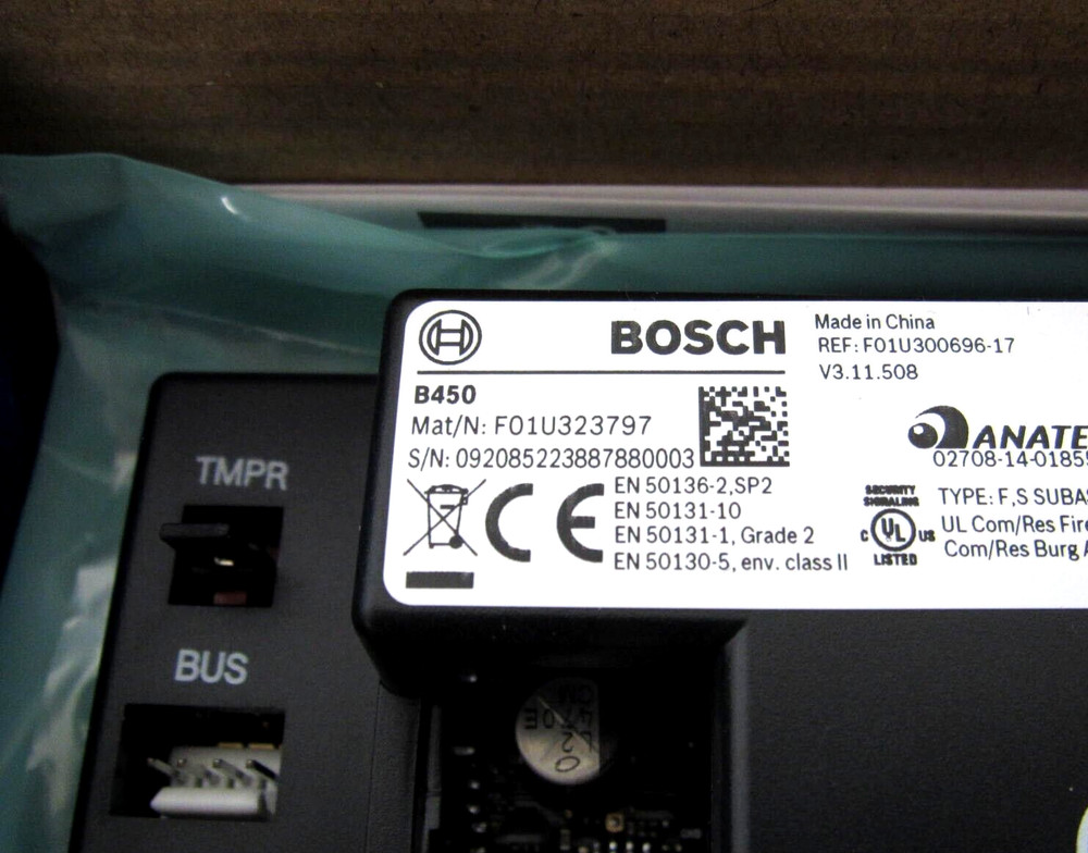 New Bosch B450 Security Alarm Conettix Plug-In Cellular Communicator Interface