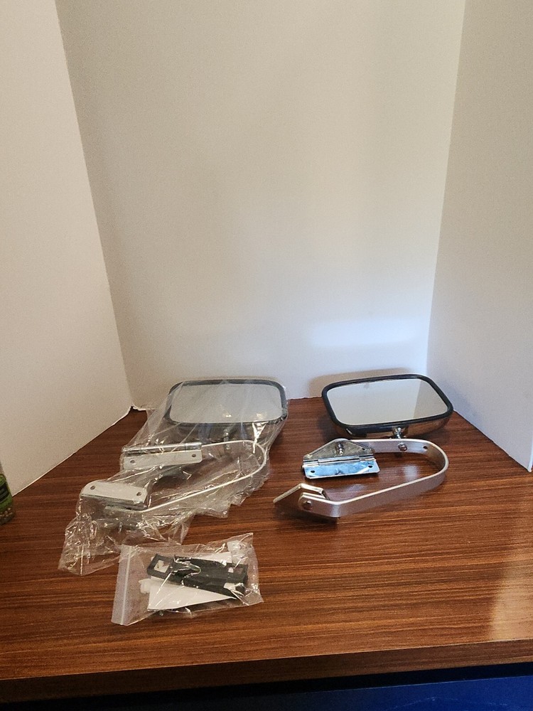 SCITOO Towing Mirrors Pair Chrome Side View Mirror by Replacement Mirror 994291
