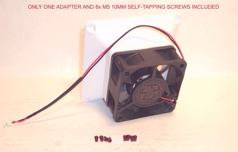 92mm to 60mm Computer Fan Adapter Converter Change Mounting Flange Flow PC Mod
