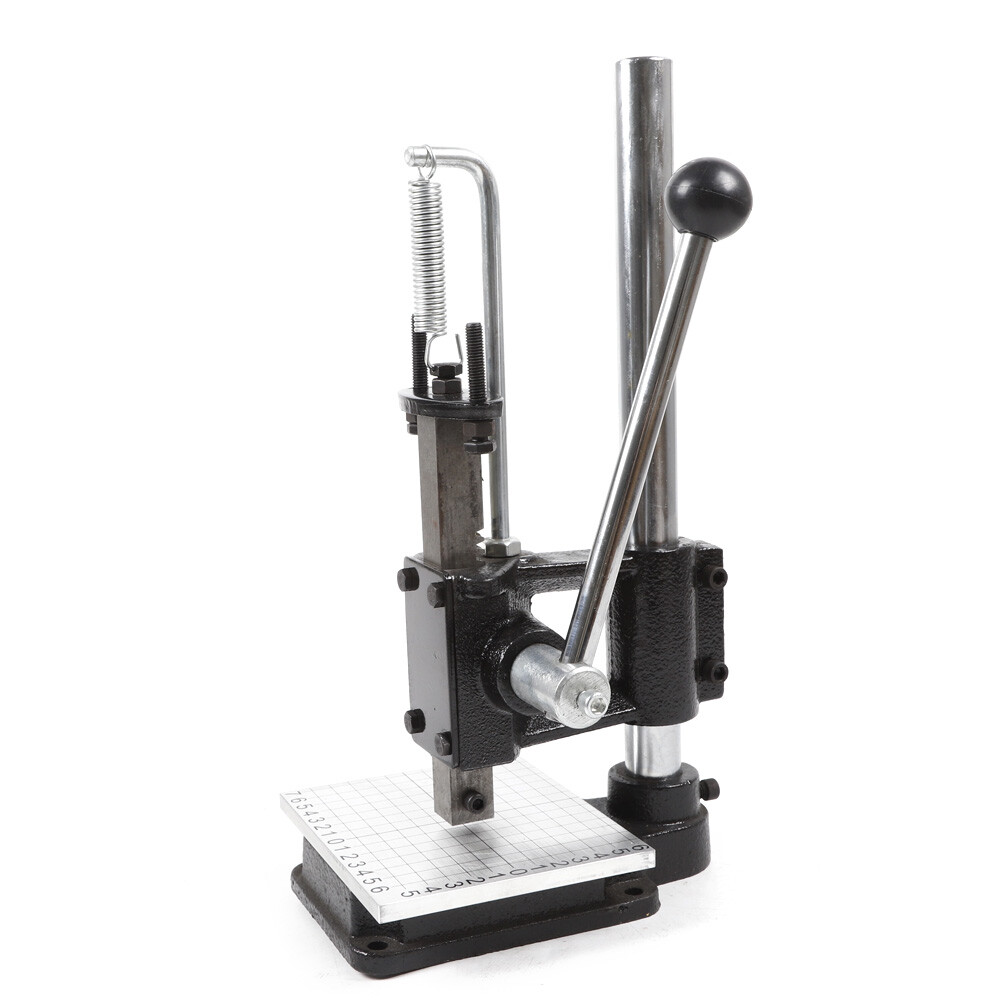Leather Craft Imprinting Machine DIY Embossing Press Leather Stamp Punching Tool