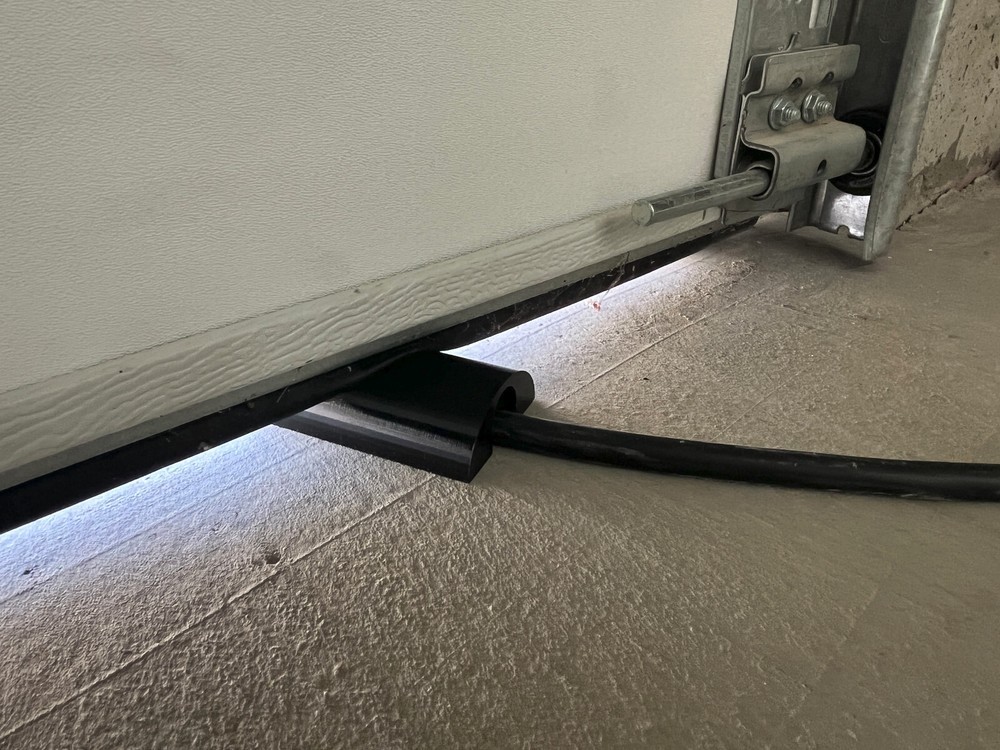 2 Pack - EV Charging Cable Cover Garage Door Pass Through - 3D Printed