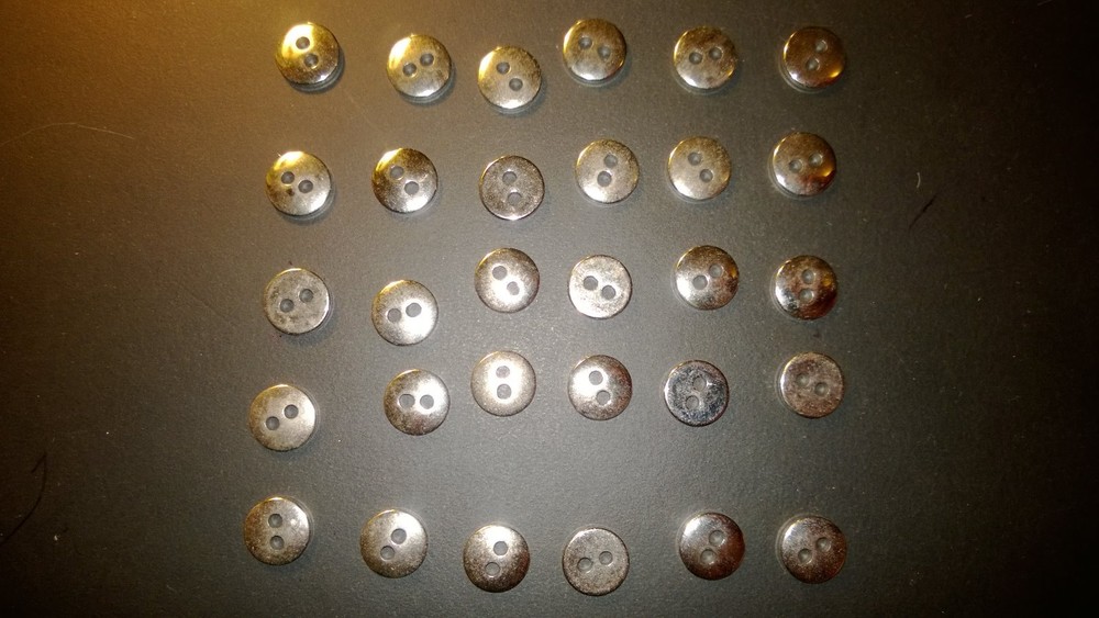 Vintage Lot 30 "METAL"    Buttons