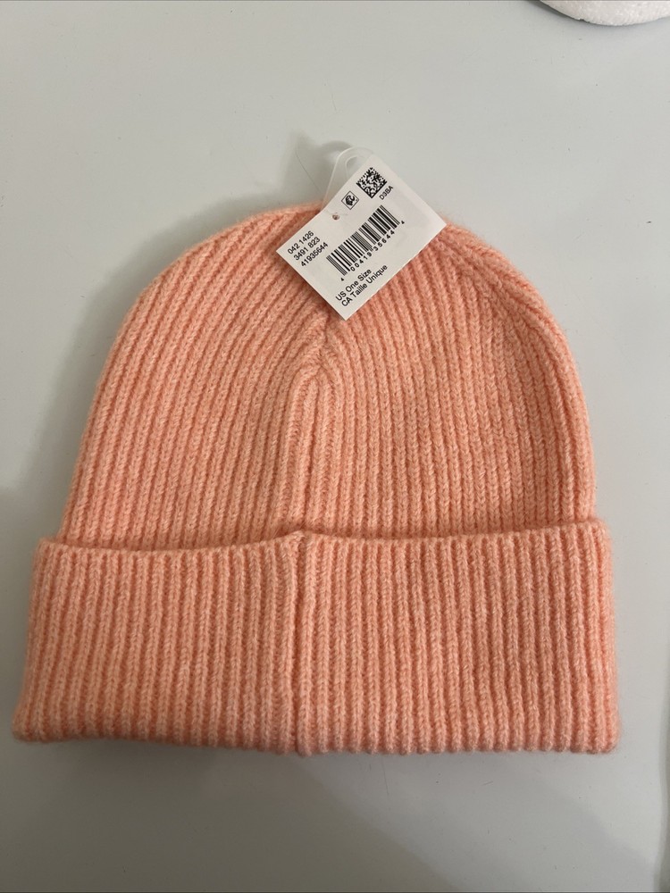 American Eagle AEO Knit Beanie hat One Size Peach
