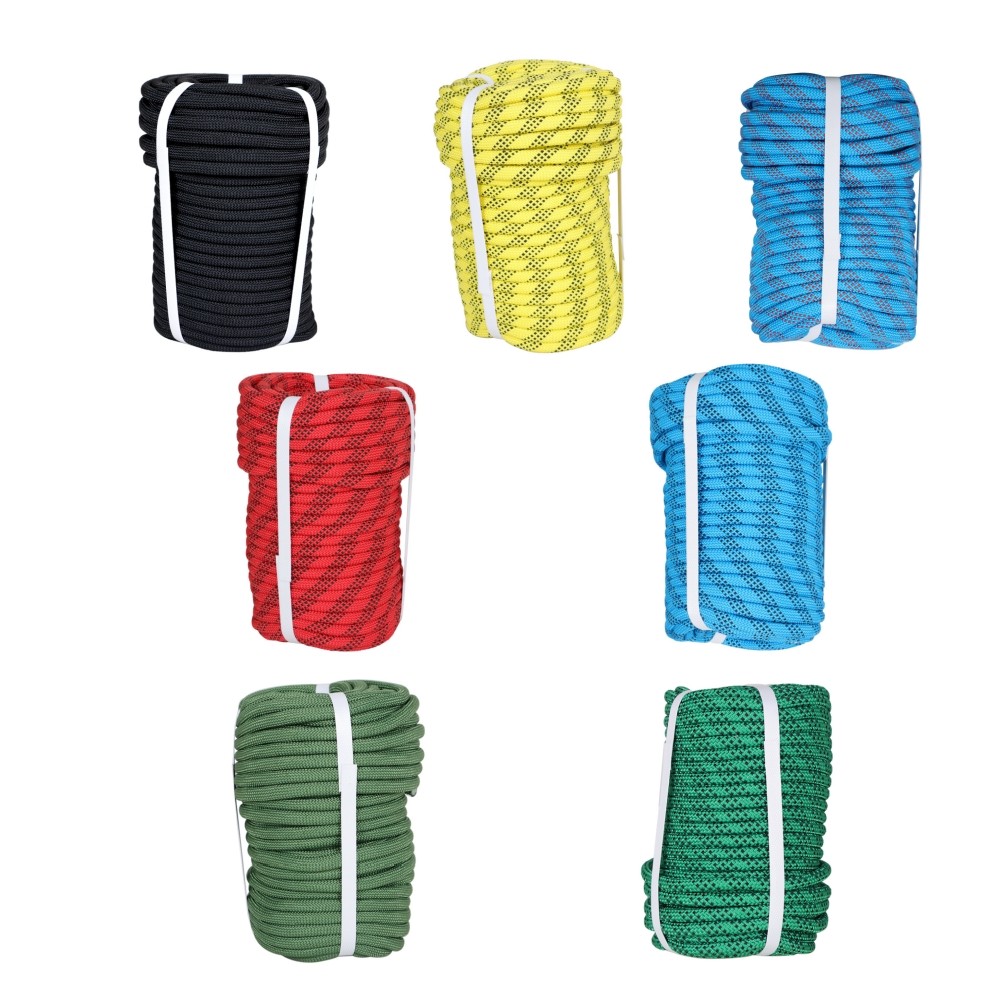 Braided Polyester Rope 3520Lbs High Strength Strong Pulling Rope 3/8" × 100'