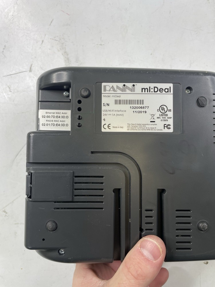 Panini mI:Deal Single Feed Check Scanner Reader Tested & Working