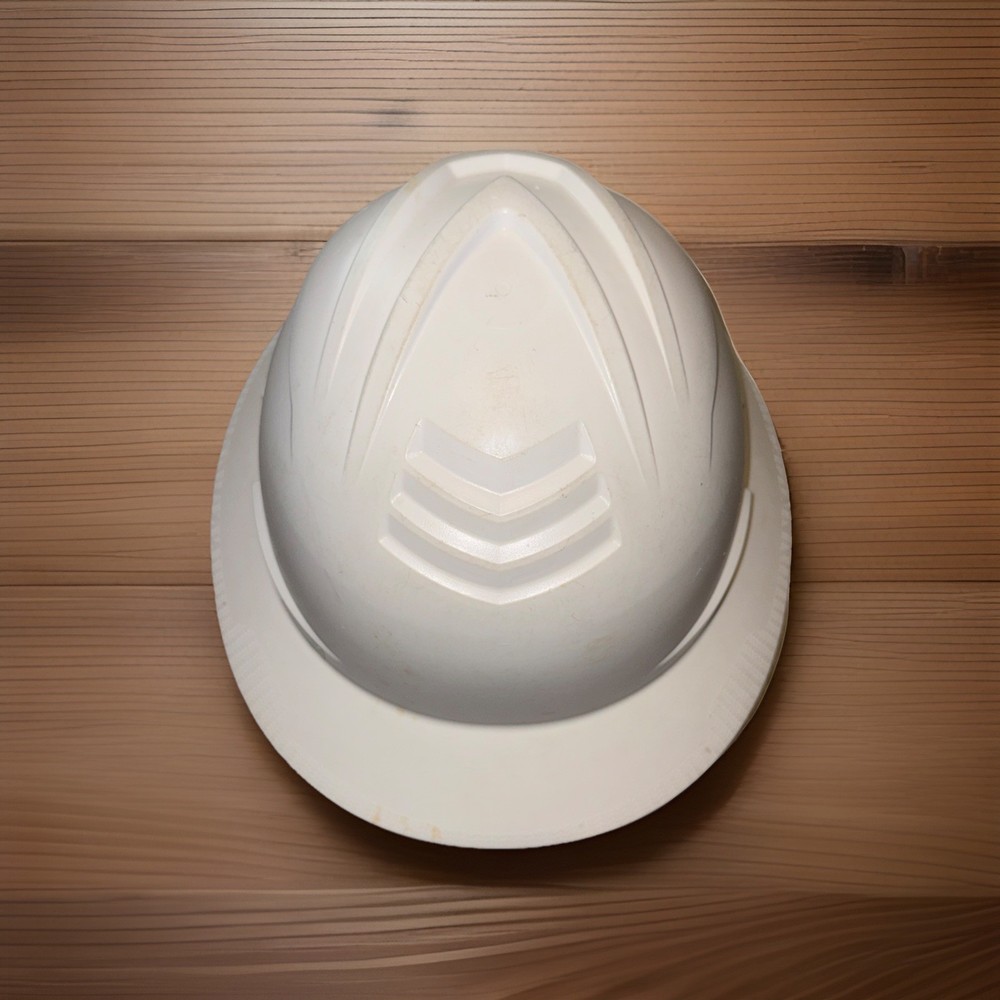 MSA V-Gard Full Brim Hard Hat, Type 1, Class E.