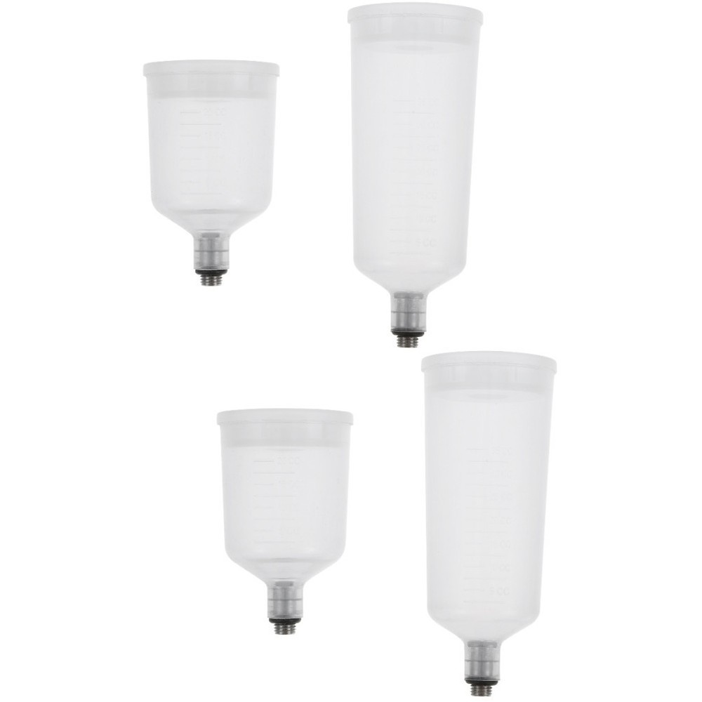 2 Pieces Mini Plastic Paint Cups Airbrush Replacement Part Container