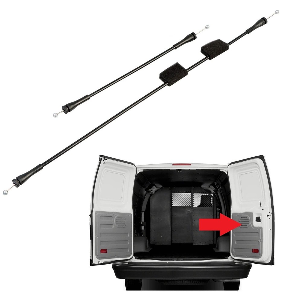 Door Latch Cable Rear Right Side Compatible with Ford E150 E250 E350 E450 E550..