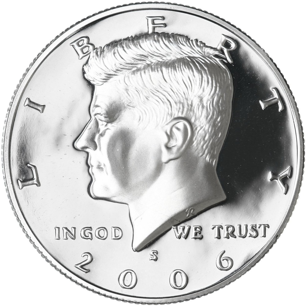 2006 S Kennedy Half Dollar Gem DCam Proof 90% Silver
