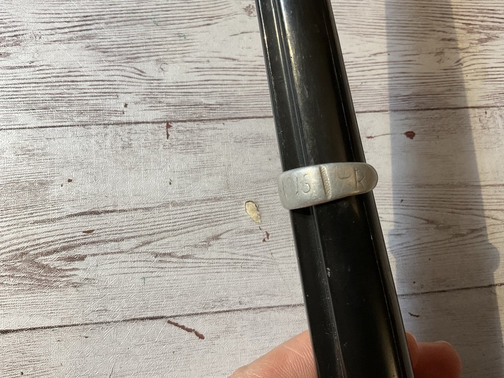 ORIGINAL WWI GERMAN TRENCH ART RING - 1916