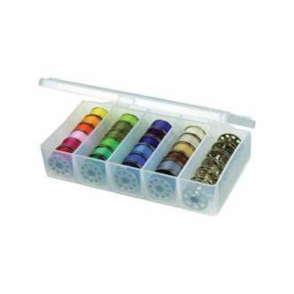 8155ab Sewlutions Bobbin Box Sewing Bobbin Organizer 1 Plastic Storage Case Cl