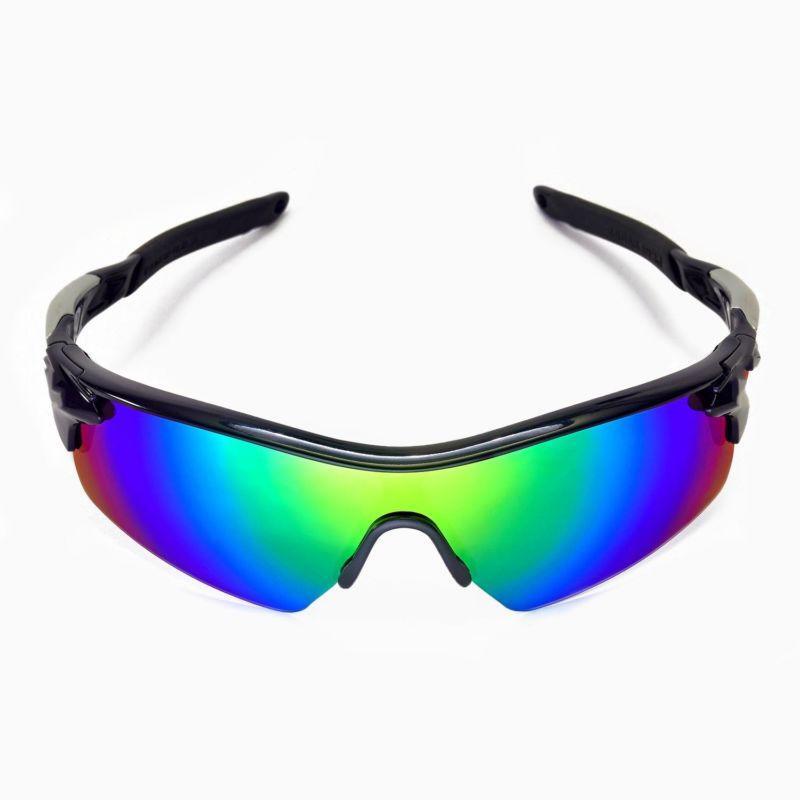 New Walleva Polarized Emerald Replacement Lenses For Oakley Radarlock Pitch