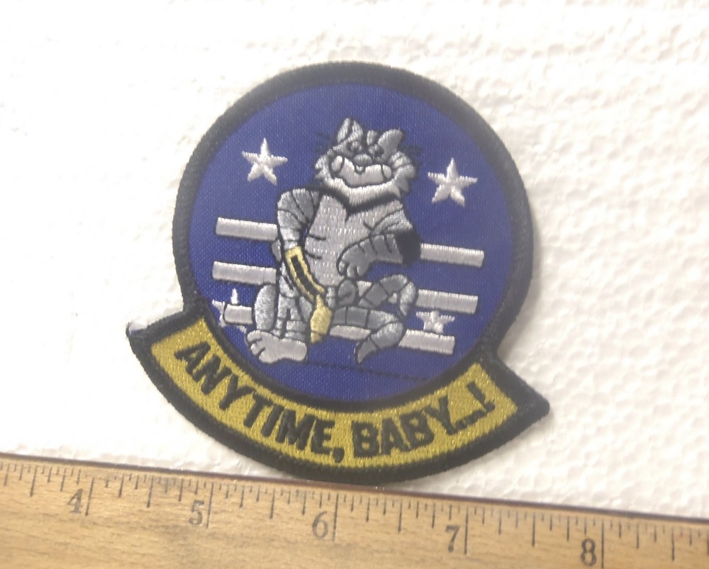 US Navy - Tomcat Anytime, Baby...! Embroidered Patch