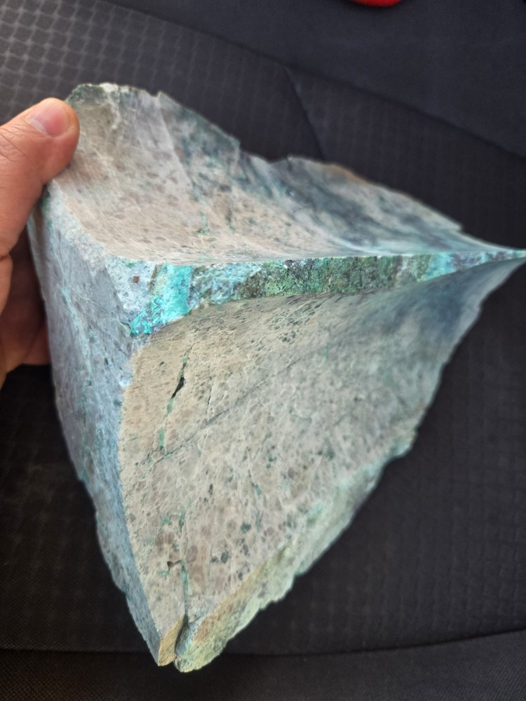 Chrysocolla rough from Mexico. HUGE!