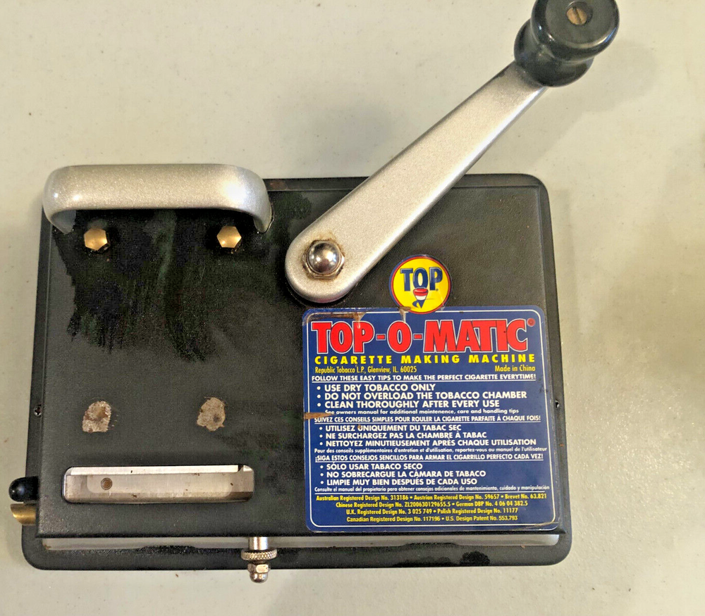 Top-O-Matic Cigarette Making Machine