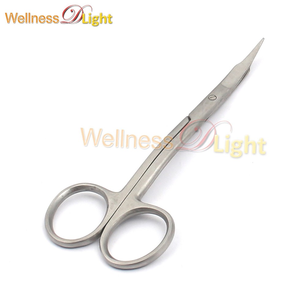 Goldman Fox Sutures Double Curved Scissors Tissues Cutting Dental Tools 13cm