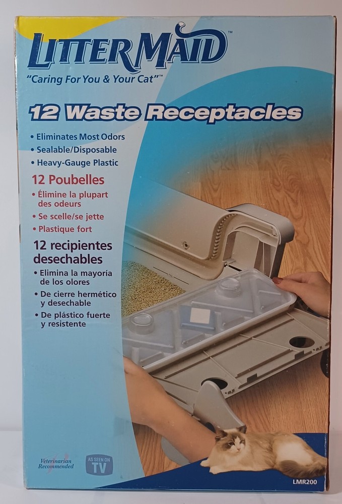 LitterMaid Cat Waste Receptacles 12 Pack LMR200 New