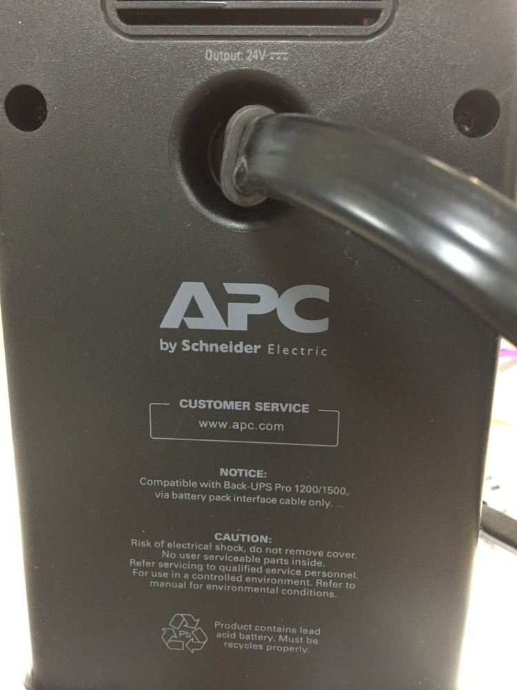 APC Back-UPS Pro Battery Pack BR24BPG 24V Backup