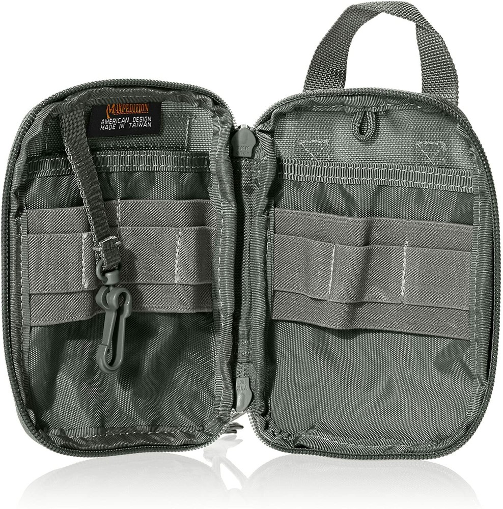 Maxpedition Mini Pocket Organizer Compartment With Dual Zips Nylon Construction