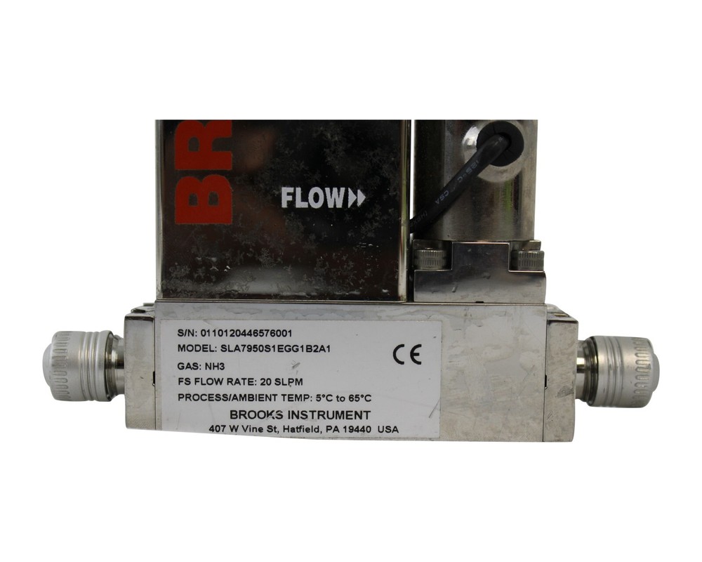 BROOKS DELTA CLASS MASS FLOW CONTROLLER SLA7950S1EGG1B2A1 NH3 20 SLPM
