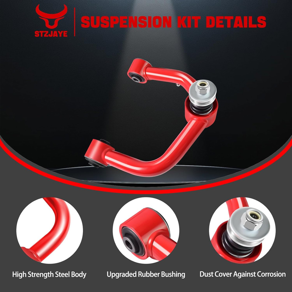 2000-06 Tundra 2-4" Lift Adjustable Upper Control Arms–Compatible