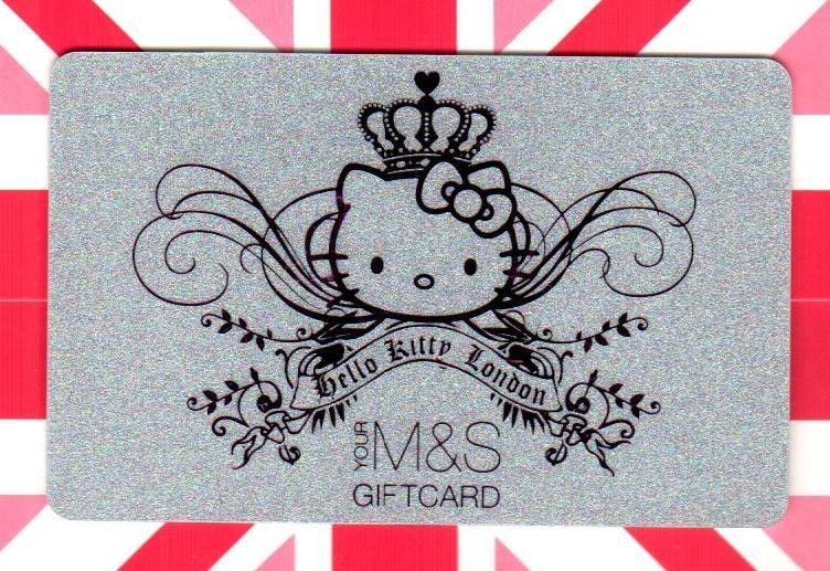 MARKS & SPENCER ( UK ) Hello Kitty ( 2010 ) Gift Card with Matching Folder