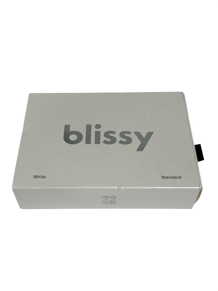 Blissy 100% Pure Mulberry Silk Pillowcase Standard Size White