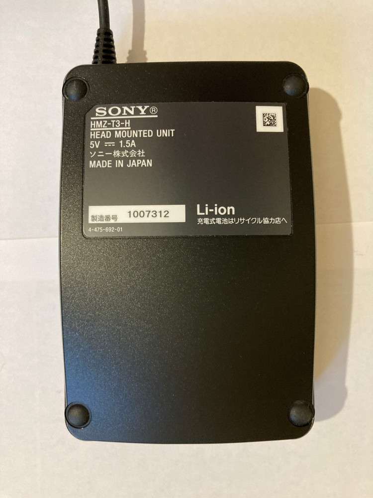 Sony HMZ-T3 Personal 3D Viewer Head Mounted Display