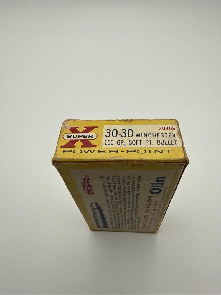 Western Super X Power Point 30-06 Springfield 150 Gr Empty Ammo Box No Insert