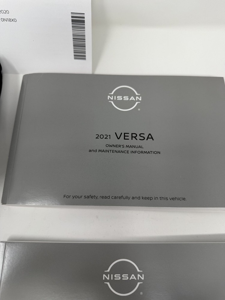 2021 Nissan Versa Owners Manual OEM Complete Set