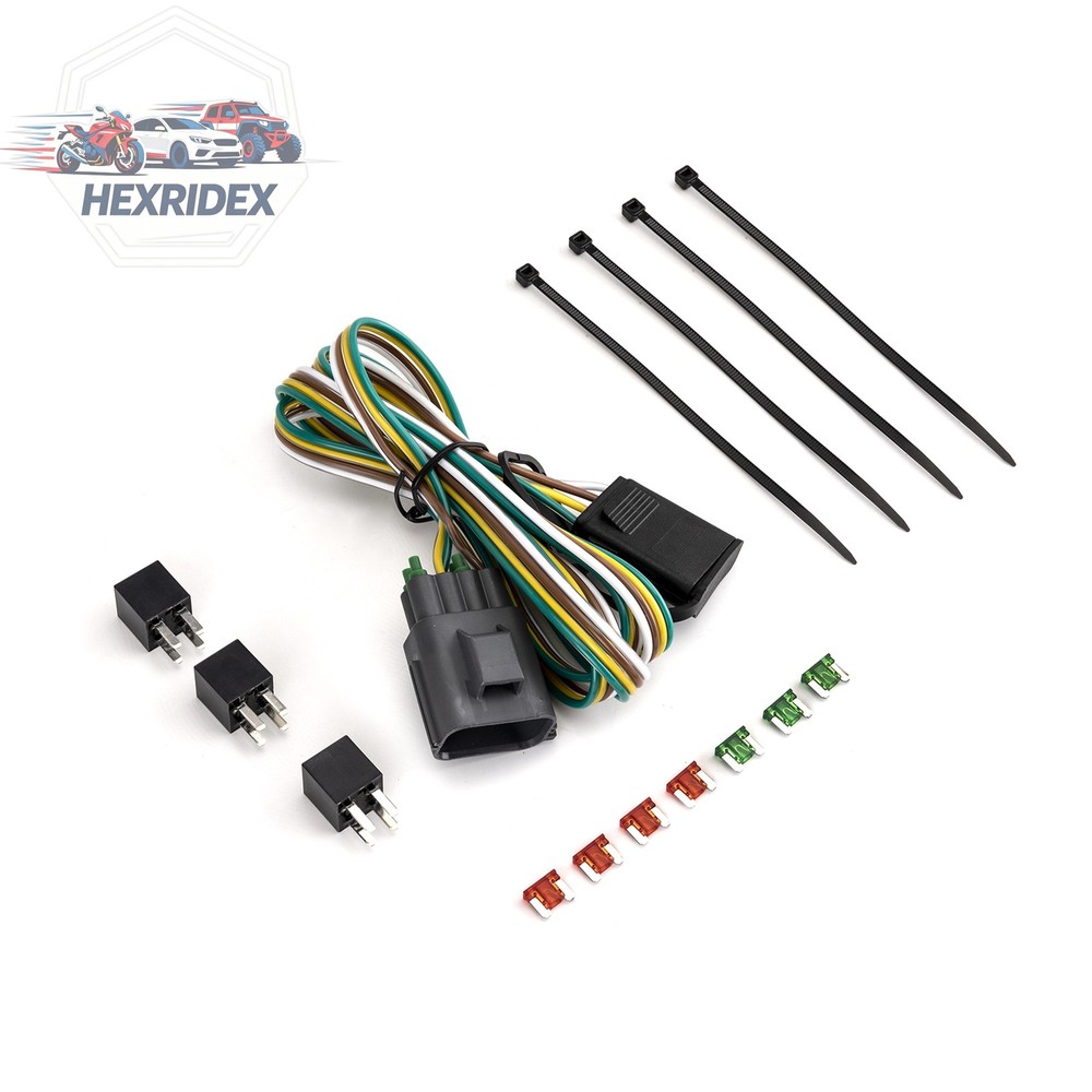 Trailer Wiring Harness 4-pin For Chevrolet Traverse & GMC Acadia 2013-2017