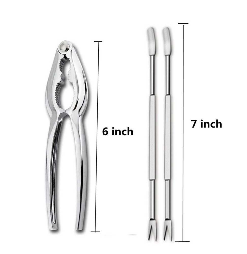 Seafood Crackers Tools Nutcrackers tools, Crab Nut Lobster Silver