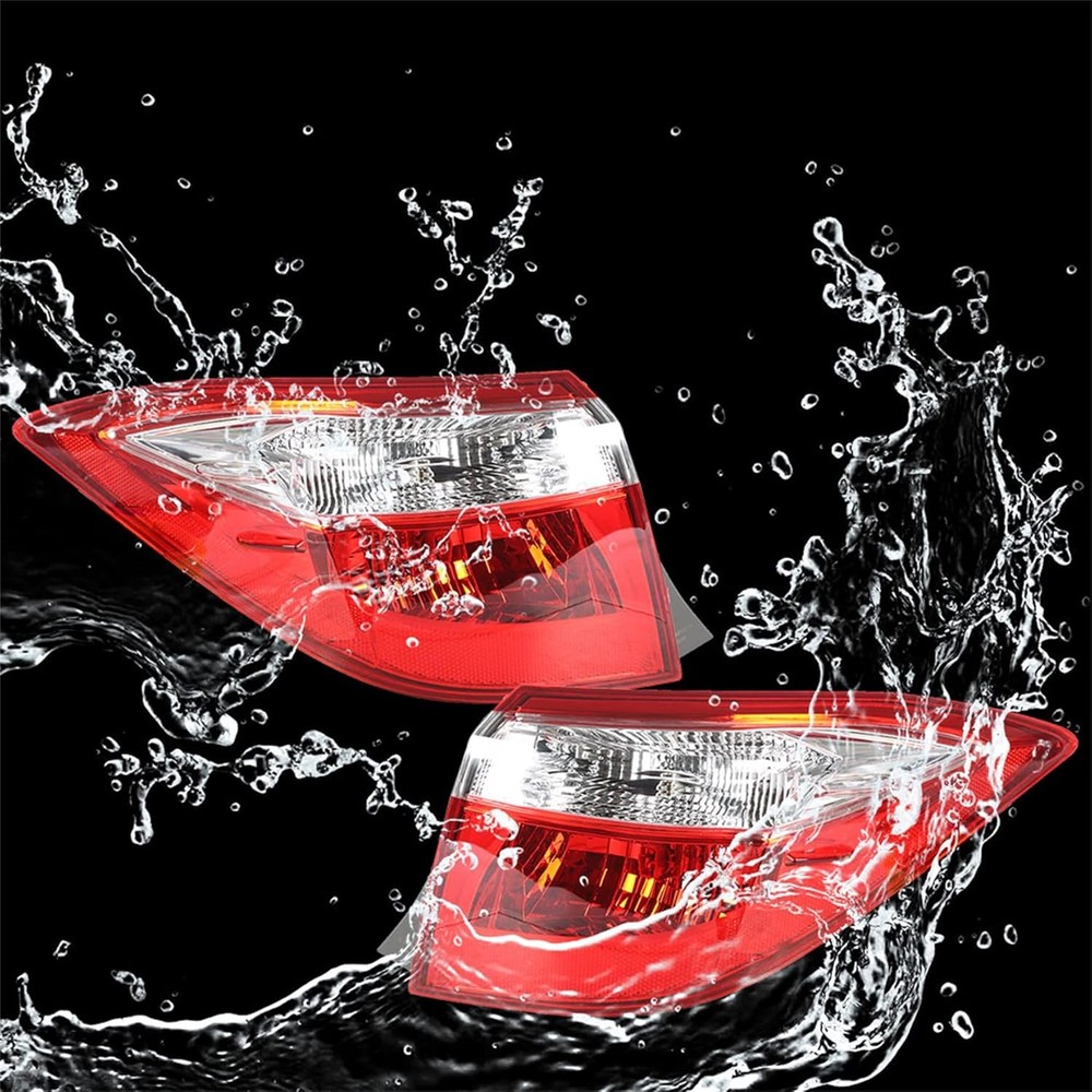 Outer Driver and Passenger Side Rear Tail Lights Assembly Replacement for Coroll