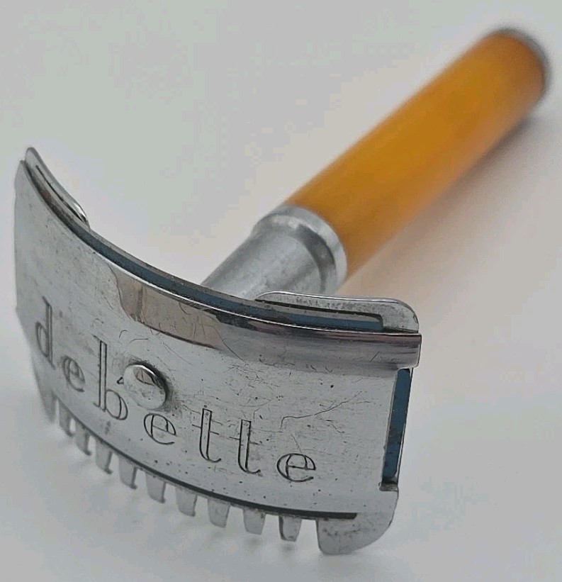 Debette Corn Safety Razor With Bakelite Handle