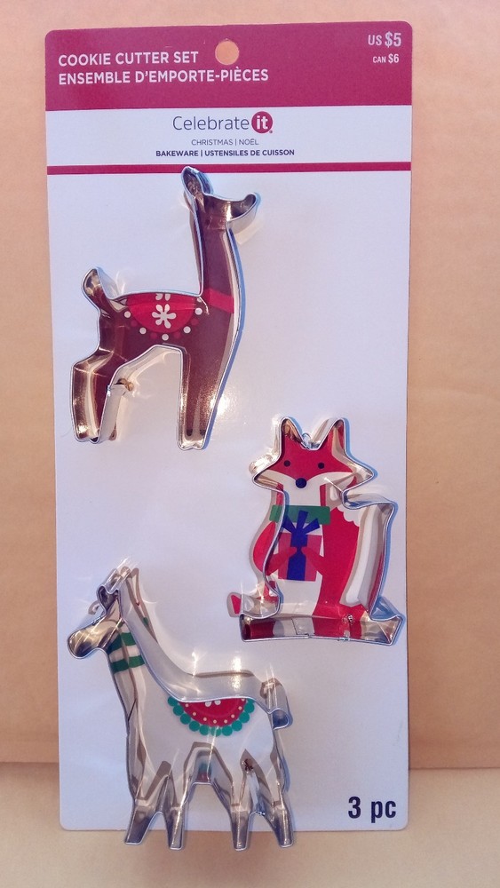 Celebrate it - Llama 3 pc metal cookie cutters