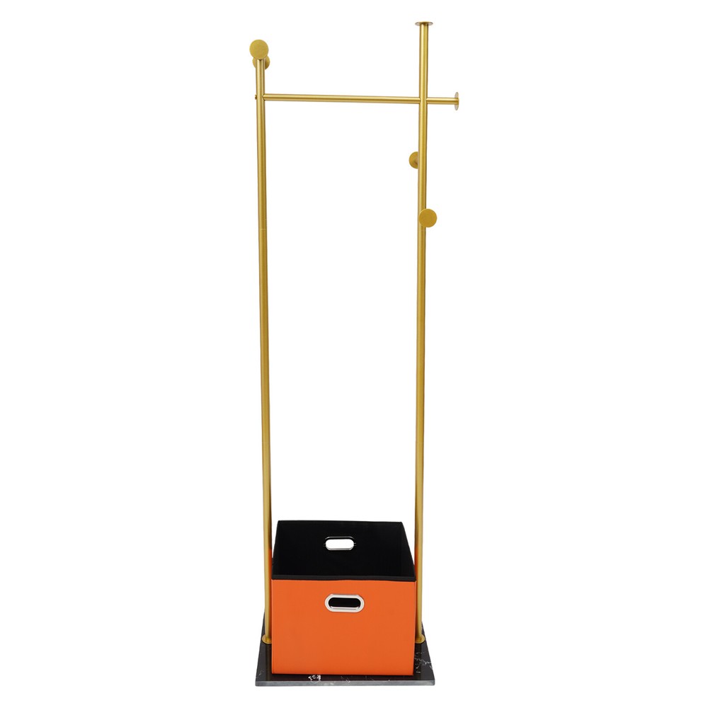 Heavy Duty Coat Rack, Freestanding Coat Stand, Marble Base Corner Coat Rack