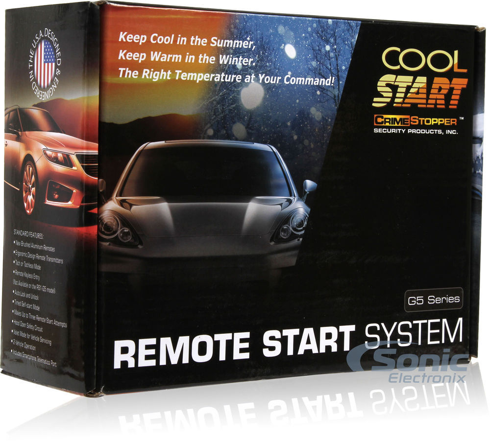 Crimestopper Cool Start RS4-G5 1-Way Remote Start and Keyless Entry System