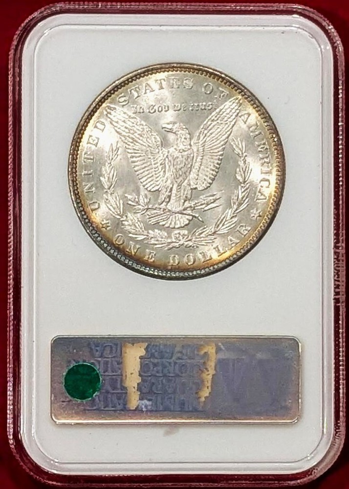 1883 MORGAN SILVER DOLLAR GRADED AN MS65 BY NGC