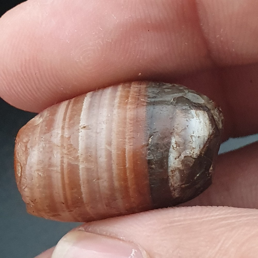 Ancient Reddish Brown Suleimani Agate Spiritual Amulet