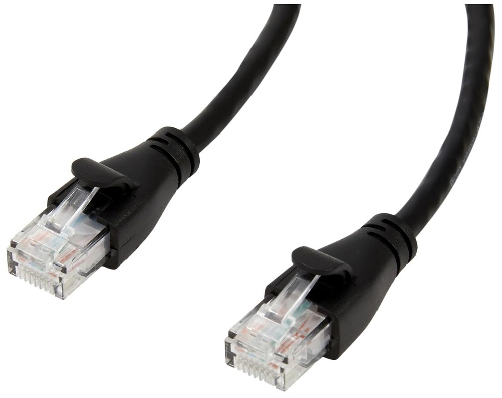 Amazon Basics RJ45 Cat 6 Ethernet Patch Cable for PC, TV, Tablet, 5 Foot