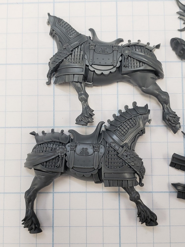 Warhammer Old World Cathay Bits Celestial Cities Gate Master Mount Horse