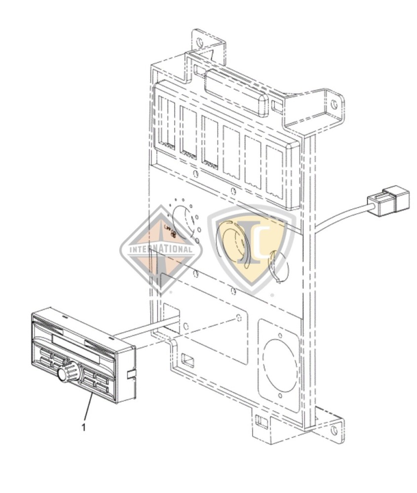 ✅ International PROSTAR Sleeper Radio Control Sleeper Control Navistar OEM ✅