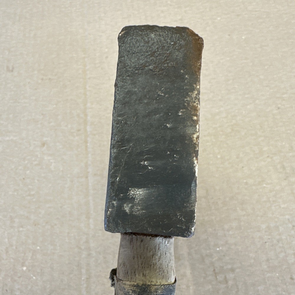 Vintage Unmarked As Found Camp Axe With Wood Handle 19”