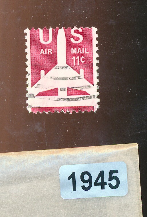 U.S. - C78 AIRMAIL - MISCUT - ERROR 11 CENT  - USED #1945