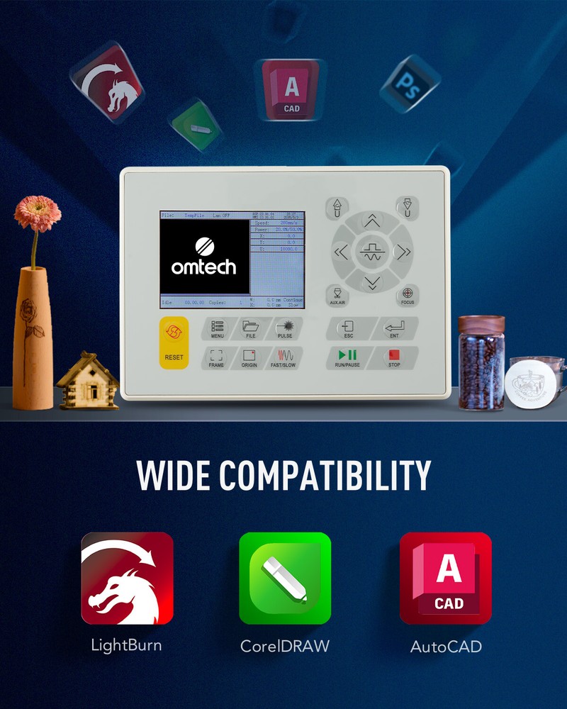 OMTech 60W 16x24 CO2 Laser Engraver Cutter Cutting engraving Machine